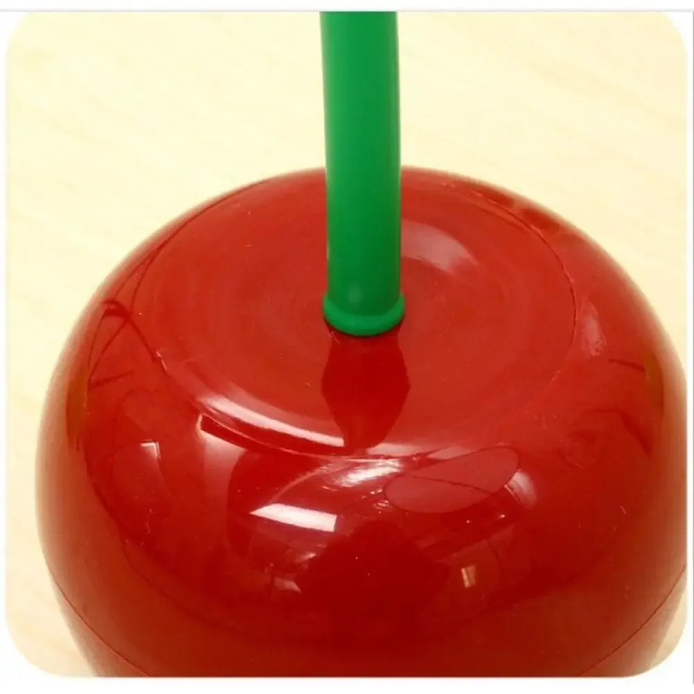 Creative Lovely Cherry Shape Toilet Brush - Red