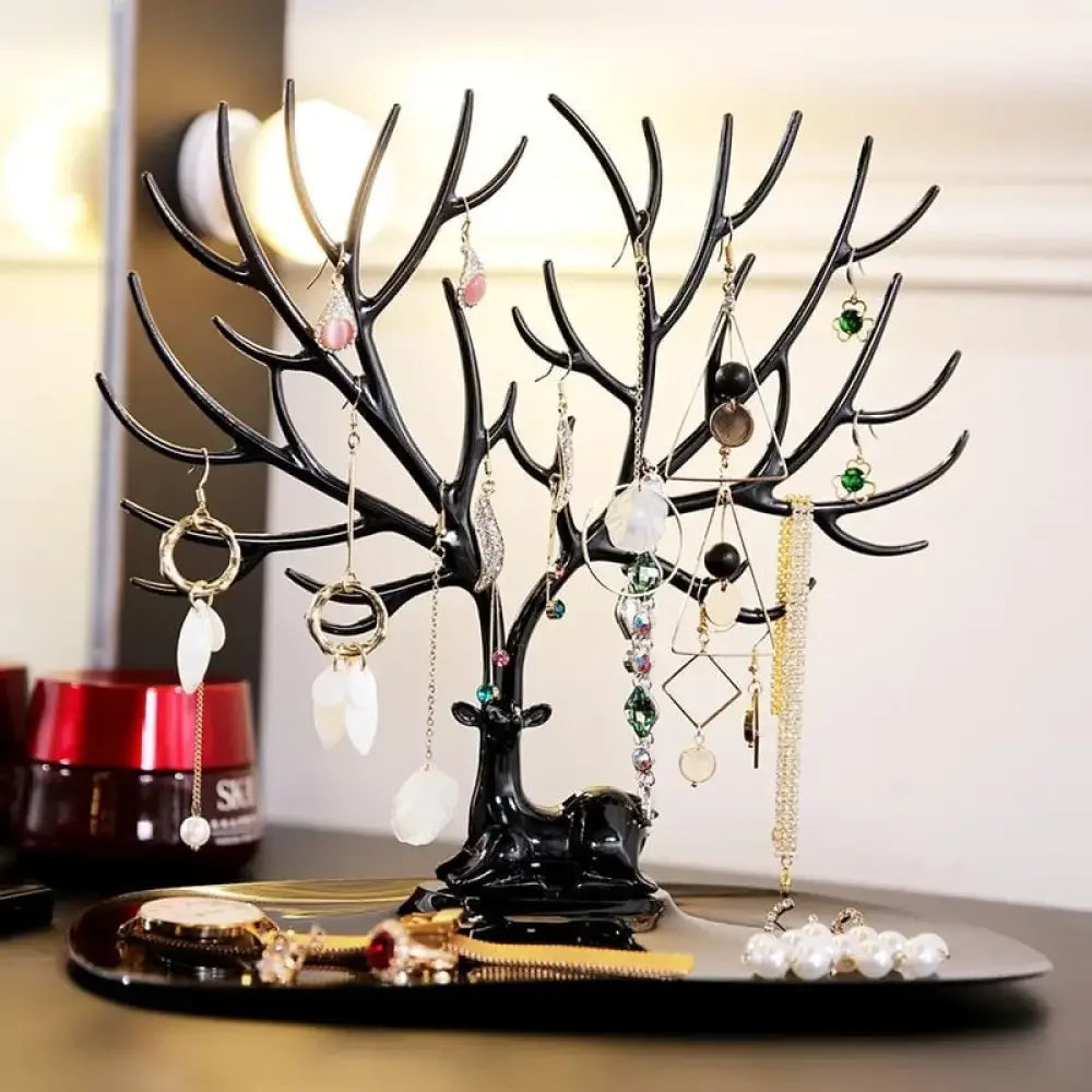 Deer Antler Jewel Stand - Dark