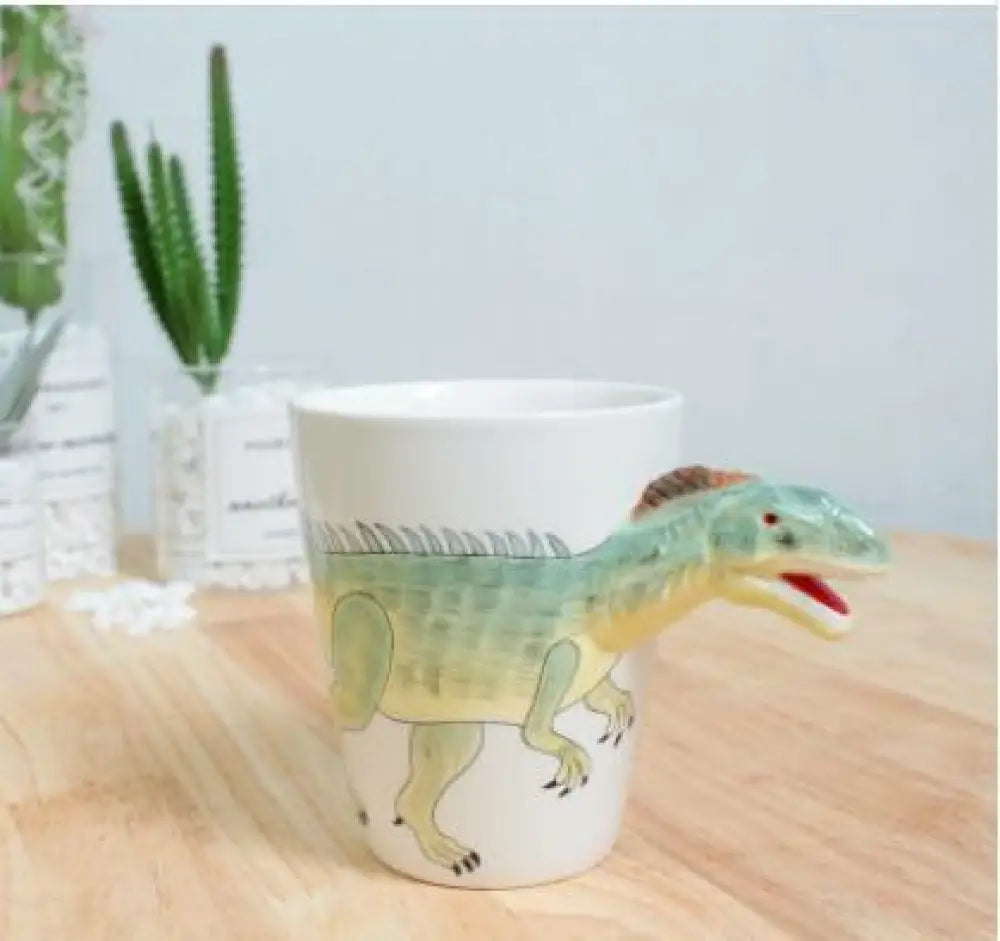 Dinosaur ceramic mug