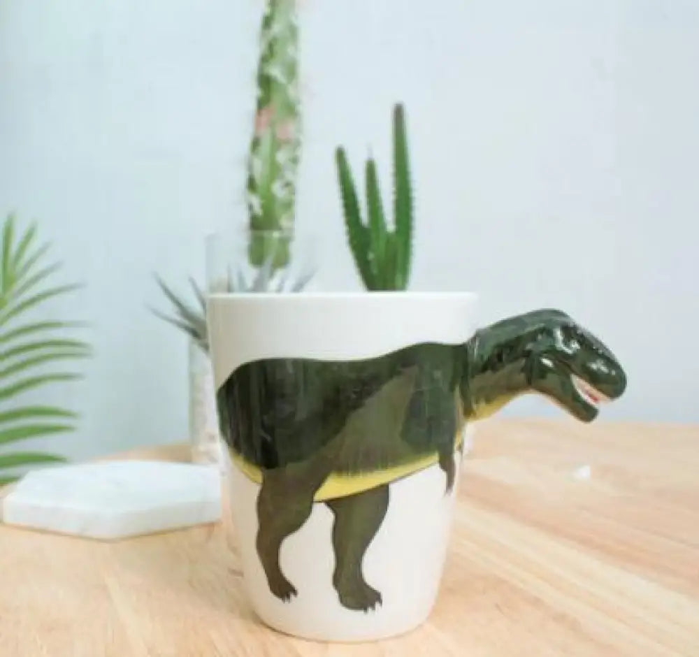 Dinosaur ceramic mug