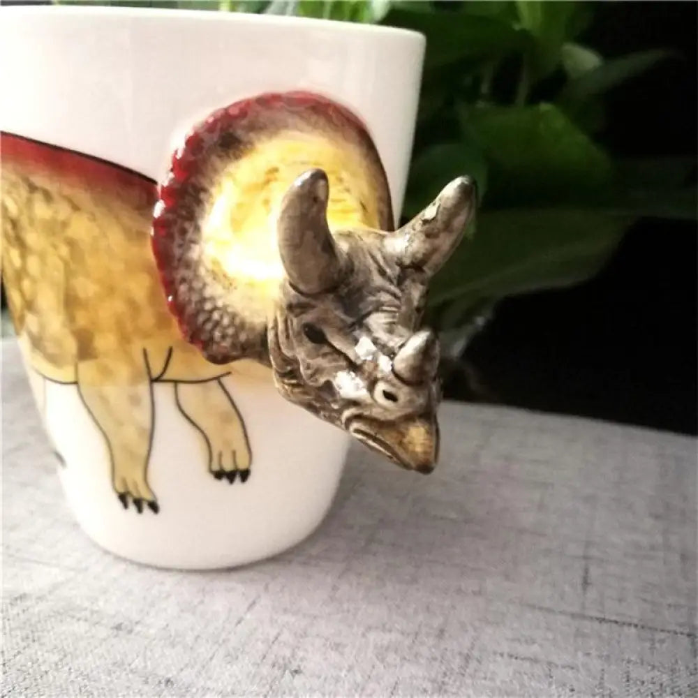 Dinosaur ceramic mug
