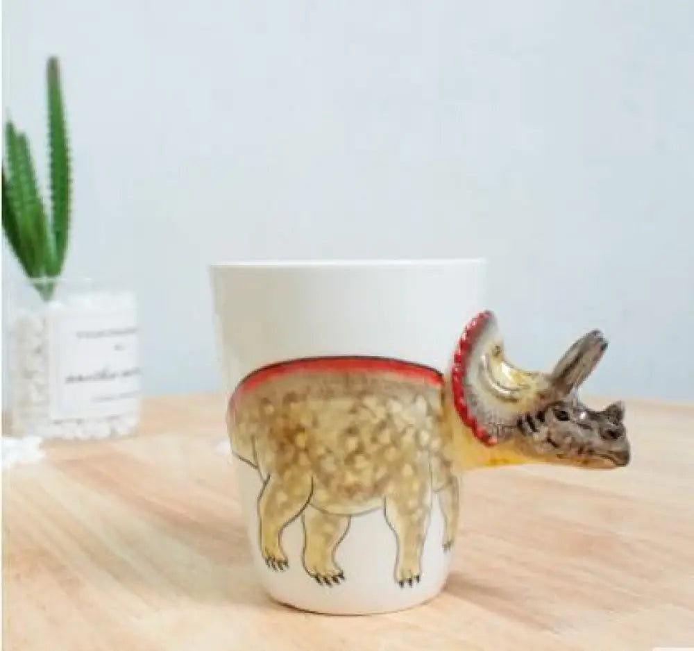 Dinosaur ceramic mug