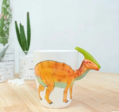 Dinosaur ceramic mug - Parasaurolophus