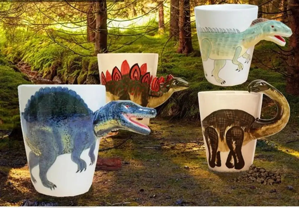Dinosaur ceramic mug