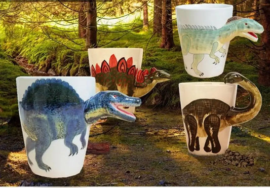 Dinosaur ceramic mug