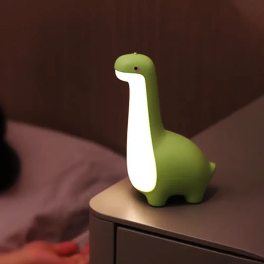 Dinosaur LED Night Light Dimmable Eye-Protection Lamp with 15-Min Timer