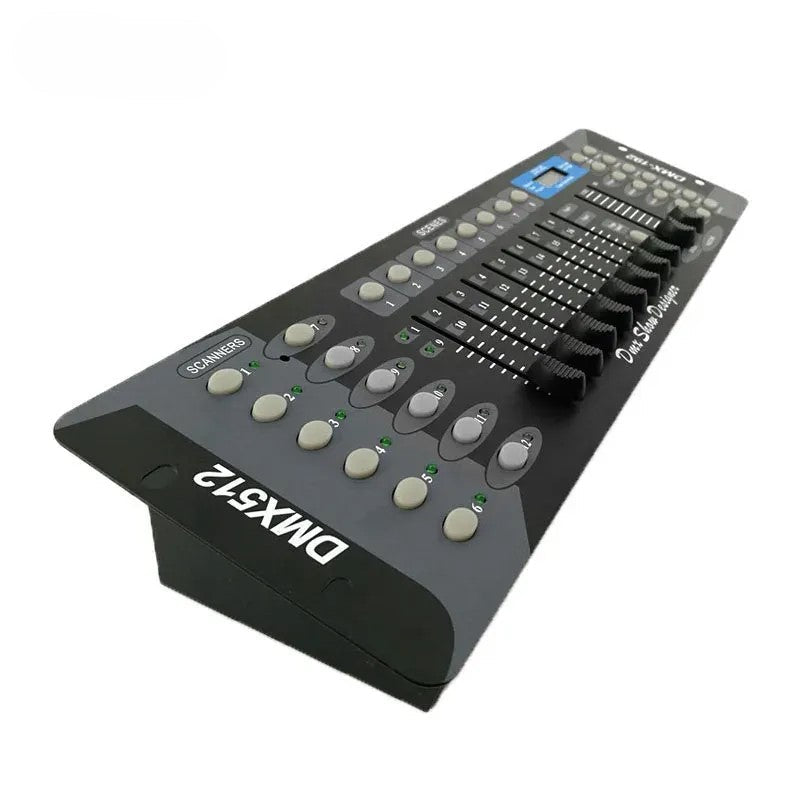 DMX 192 Channel Lighting Controller  Compact Console with Voice Activation & Scene Programming