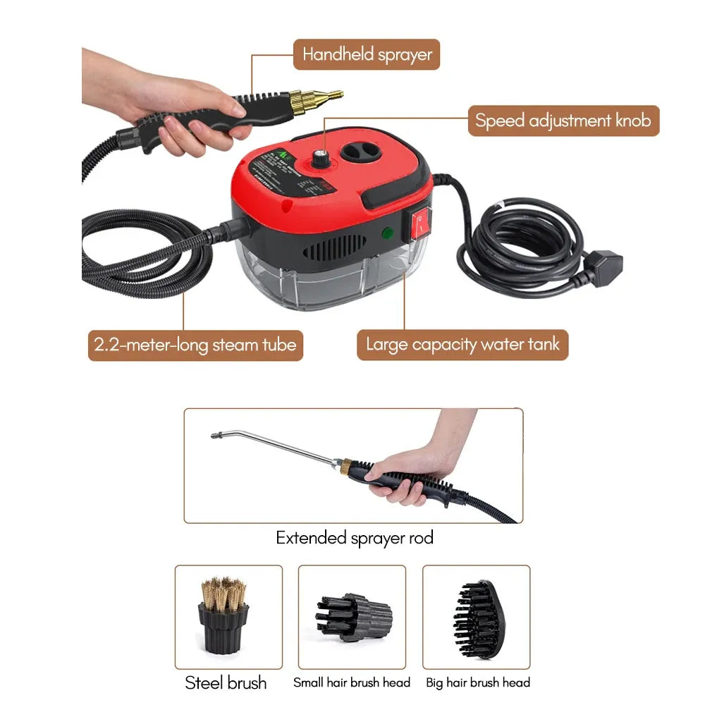 2500W Handheld Steam Cleaner