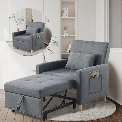 3-in-1 Convertible Sleeper Chair Bed