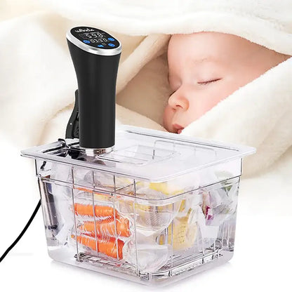 Sous Vide Cooker 1100W — IPX7 Waterproof LCD Touch Immersion Circulator