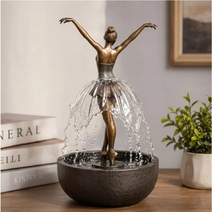 🔥Limited Time Deal - Ballet Dancer Tabletop Water Fountain