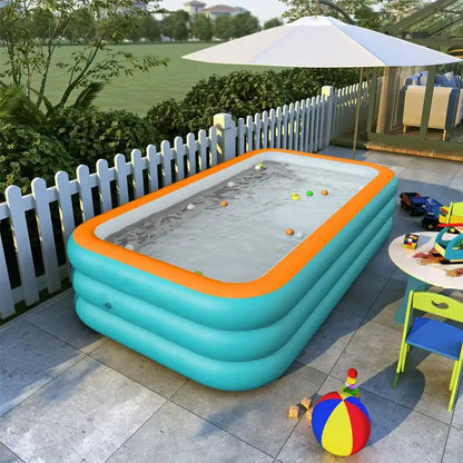 Rectangular Inflatable Family Pool