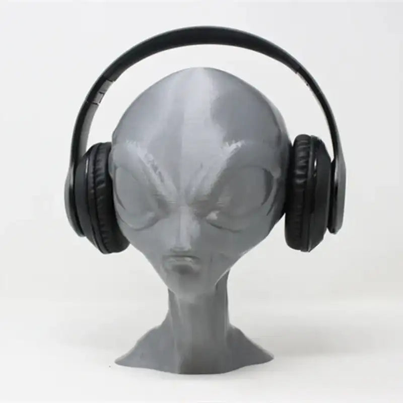 Alien Headphone Stand – Sci-Fi Headset Holder Gaming Desk Decor