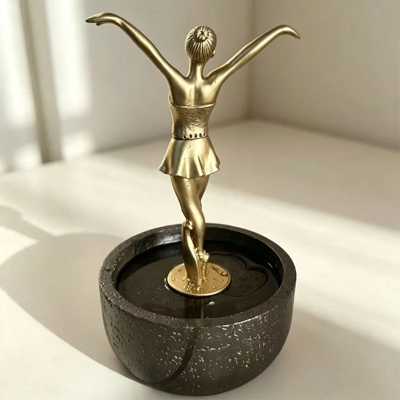 🔥Limited Time Deal - Ballet Dancer Tabletop Water Fountain