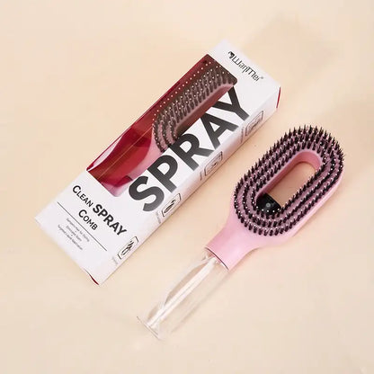 2-in-1 Spray Bottle Comb - Scalp Massage & Styling Hair Brush