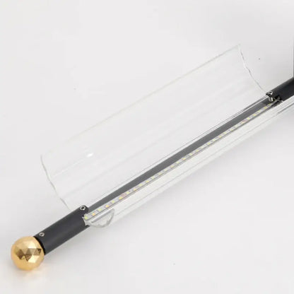 Nordic Pipe LED Wall Sconce - Acrylic Tube, Diamond Mount
