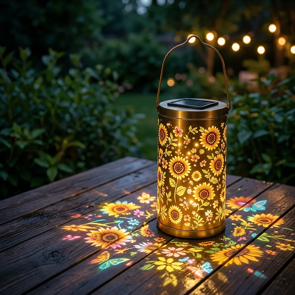 🔥HOT SALE 50% OFF-🌞Colorful Butterfly Sunflower Glow Solar Garden Lantern