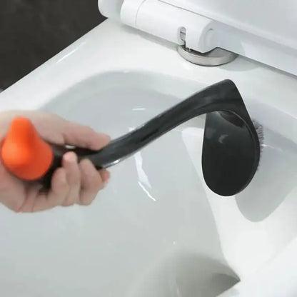Swan Toilet Brush Set with Holder - Dense Bristles & Long Handle