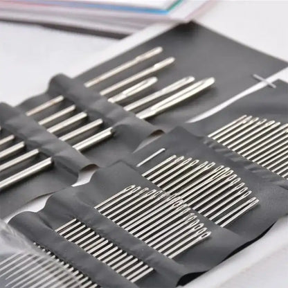 Stainless Steel Multi-size Sewing Needles - Pack Of 55