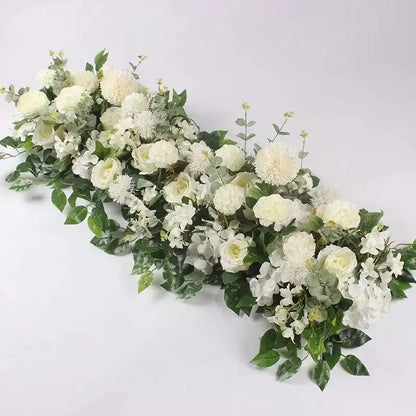 100cm Luxury Artificial Flower Row - Wedding Table Centerpiece & Arch Decor