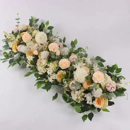 100cm Luxury Artificial Flower Row - Wedding Table Centerpiece & Arch Decor