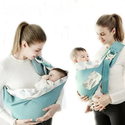 Dual-Use Baby Wrap Sling – Nursing Cover &amp; Infant Carrier