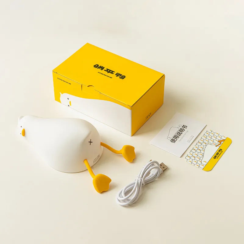 Duck Nightlights Led Night Light Duckling Rechargeable Lamp USB