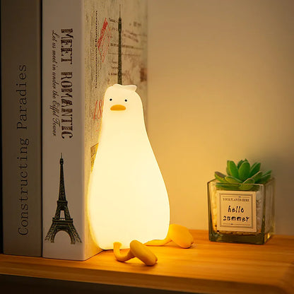 Duck Nightlights Led Night Light Duckling Rechargeable Lamp USB