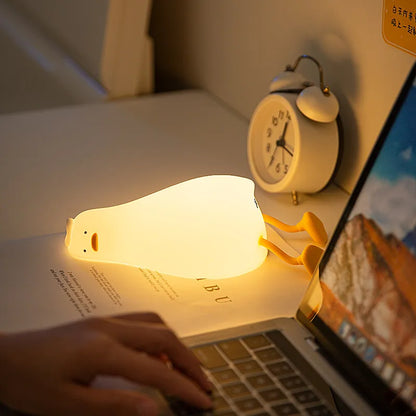 Duck Nightlights Led Night Light Duckling Rechargeable Lamp USB