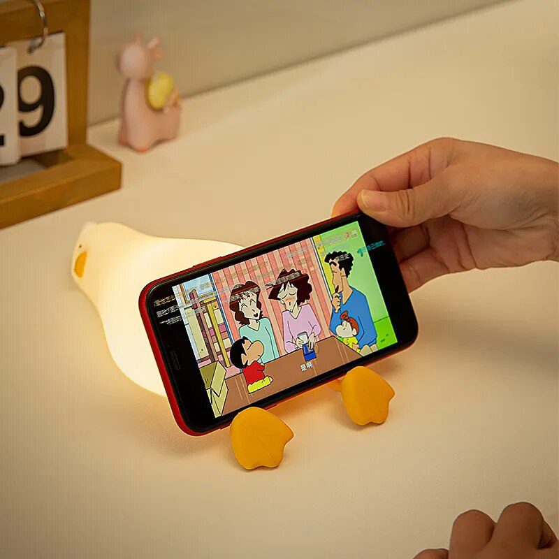 Duck Nightlights Led Night Light Duckling Rechargeable Lamp USB