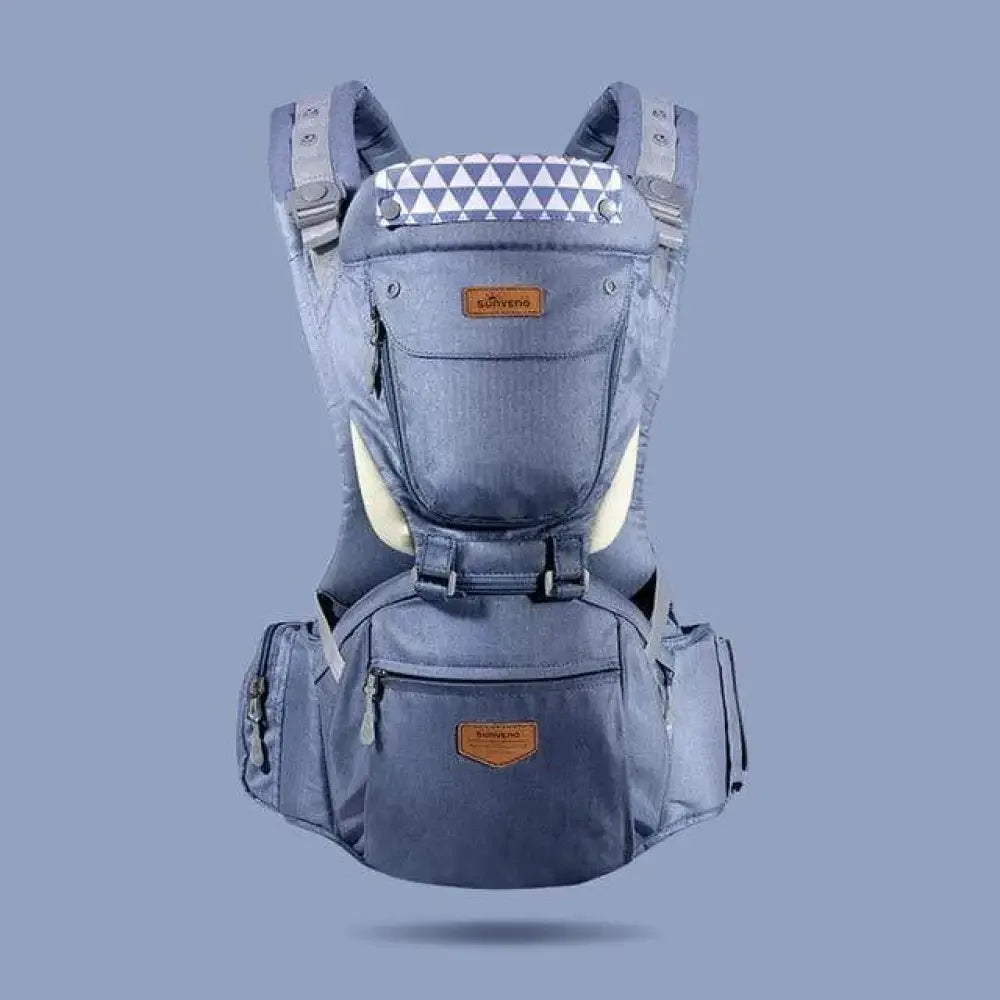 Ergonomic Hip seat Baby Carrier - Gray