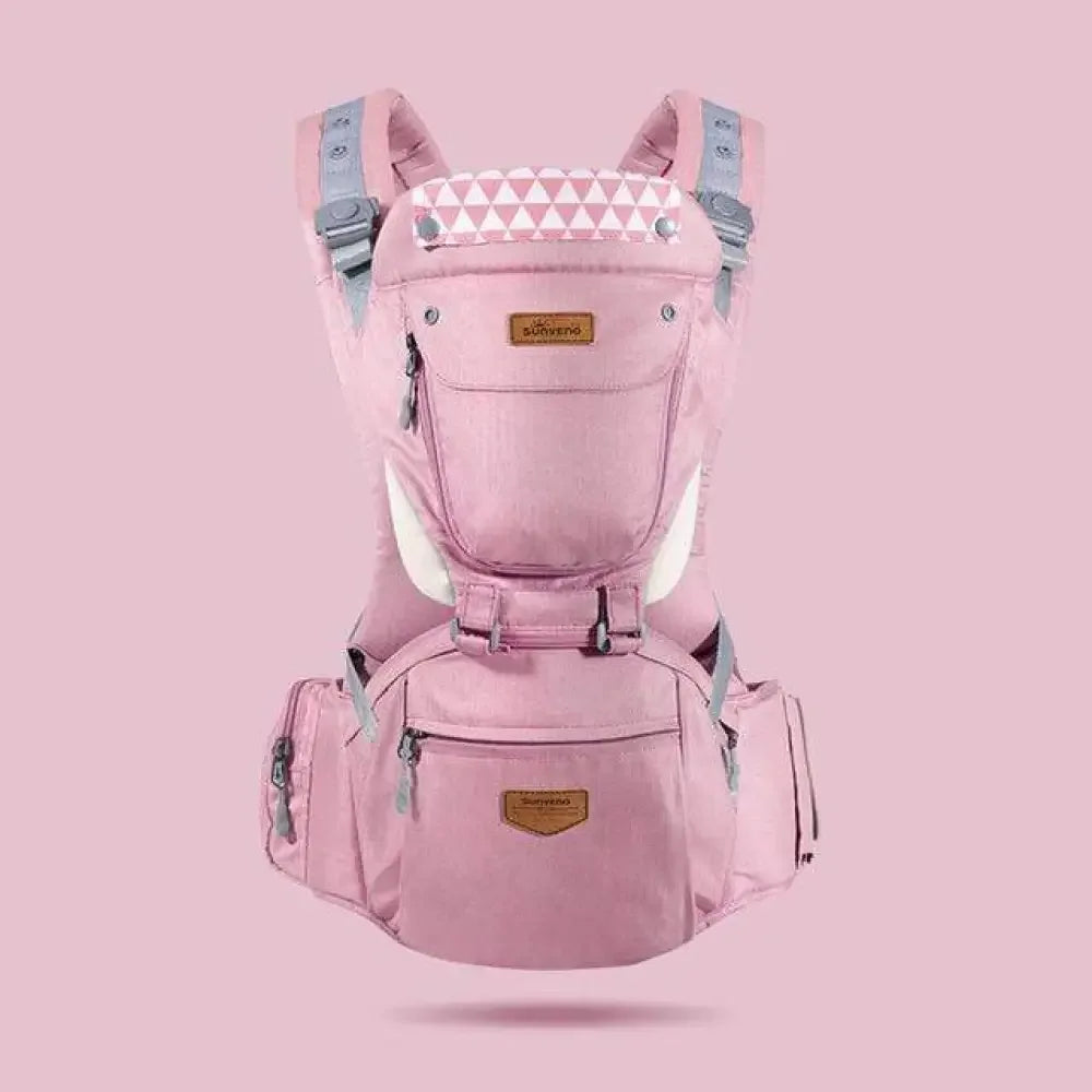 Ergonomic Hip seat Baby Carrier - Pink
