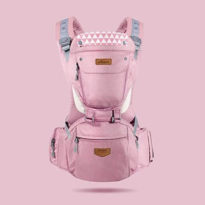Ergonomic Hip seat Baby Carrier - Pink
