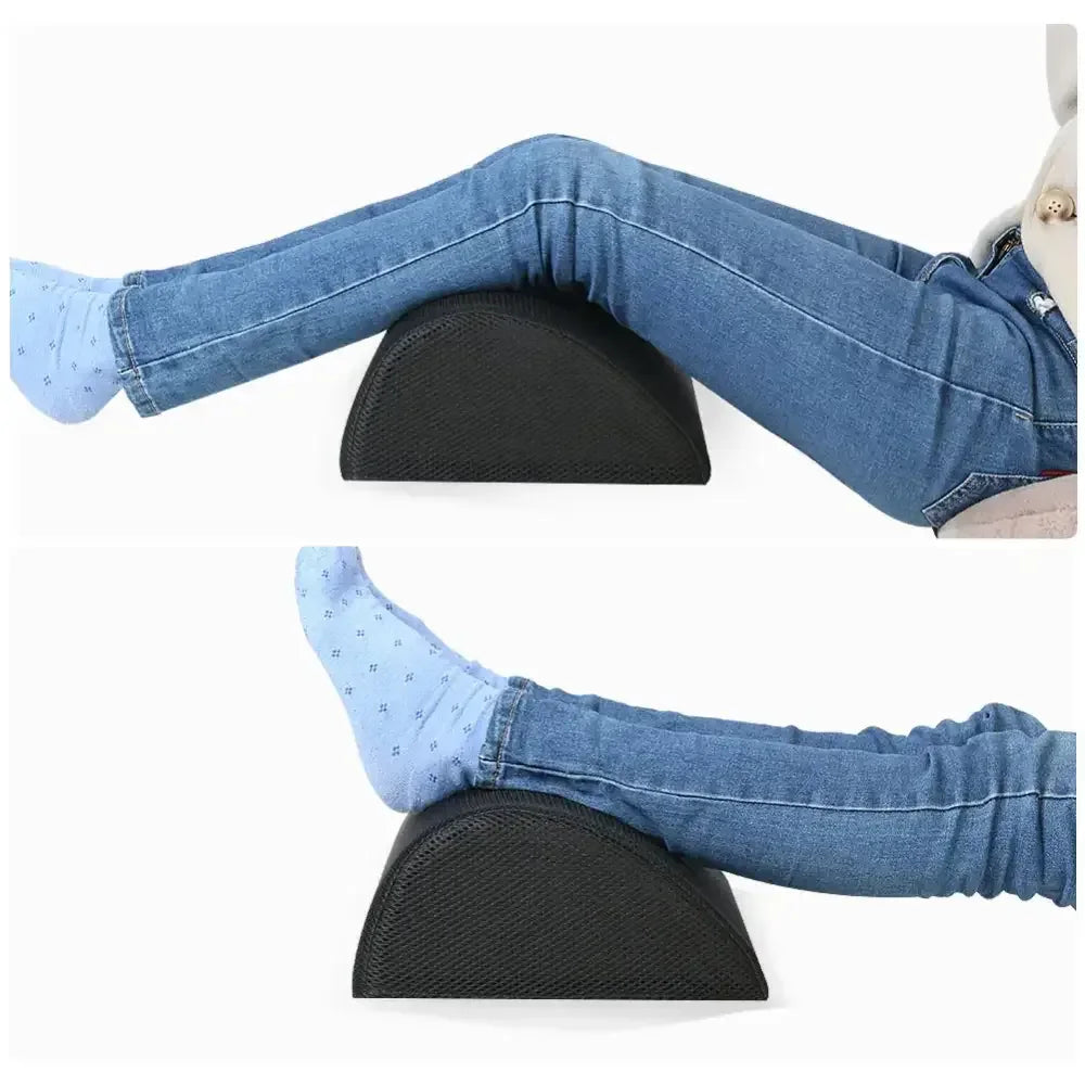 Ergonomic Memory Foam Footrest & Leg Lift Pillow | Office, Gaming & Home Comfort - 