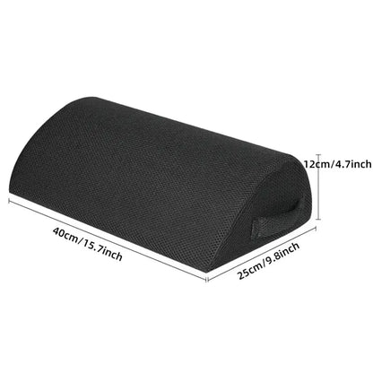 Ergonomic Memory Foam Footrest & Leg Lift Pillow | Office, Gaming & Home Comfort - 