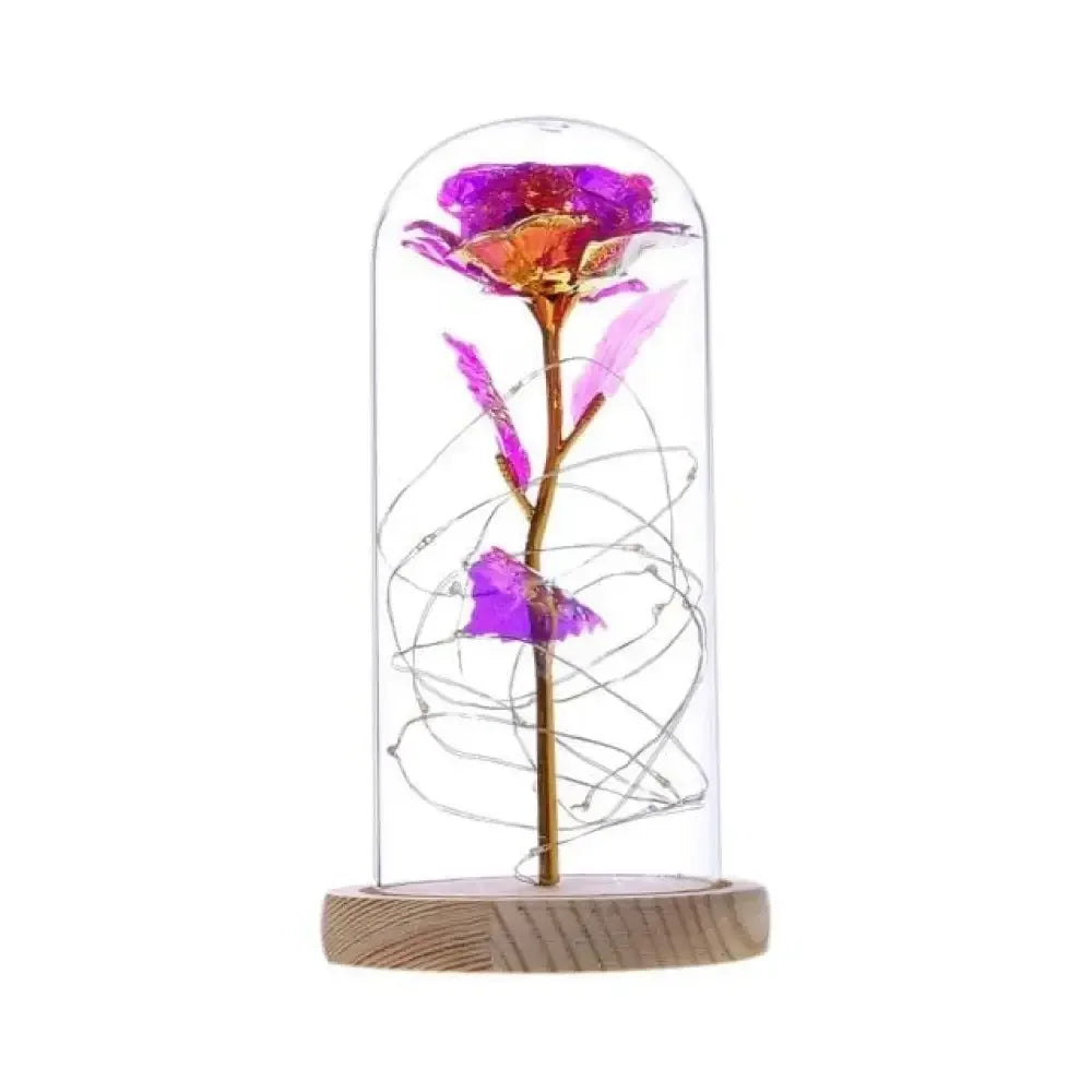 Eternal Kiss Rose - Purple/ Red w/ Foil