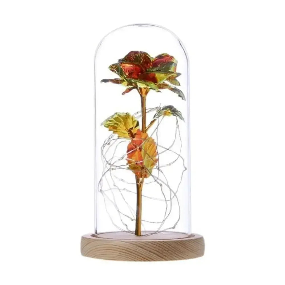 Eternal Kiss Rose - Red / Green w/ Foil