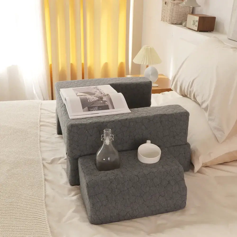 Extra Large Lap Desk Pillow with Cup Holder Gaming & Reading Arm Rest