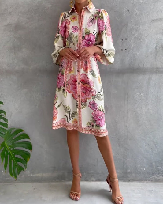 Printed Cami Dress with Adjustable Straps