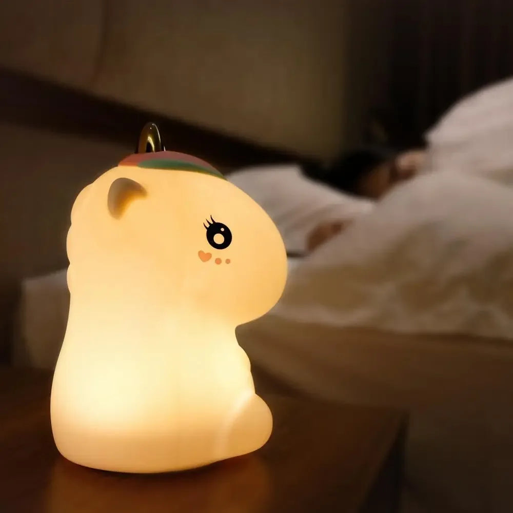 Fantasy Unicorn Lamp - White