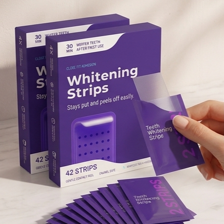 Purple Teeth Whitening Strips