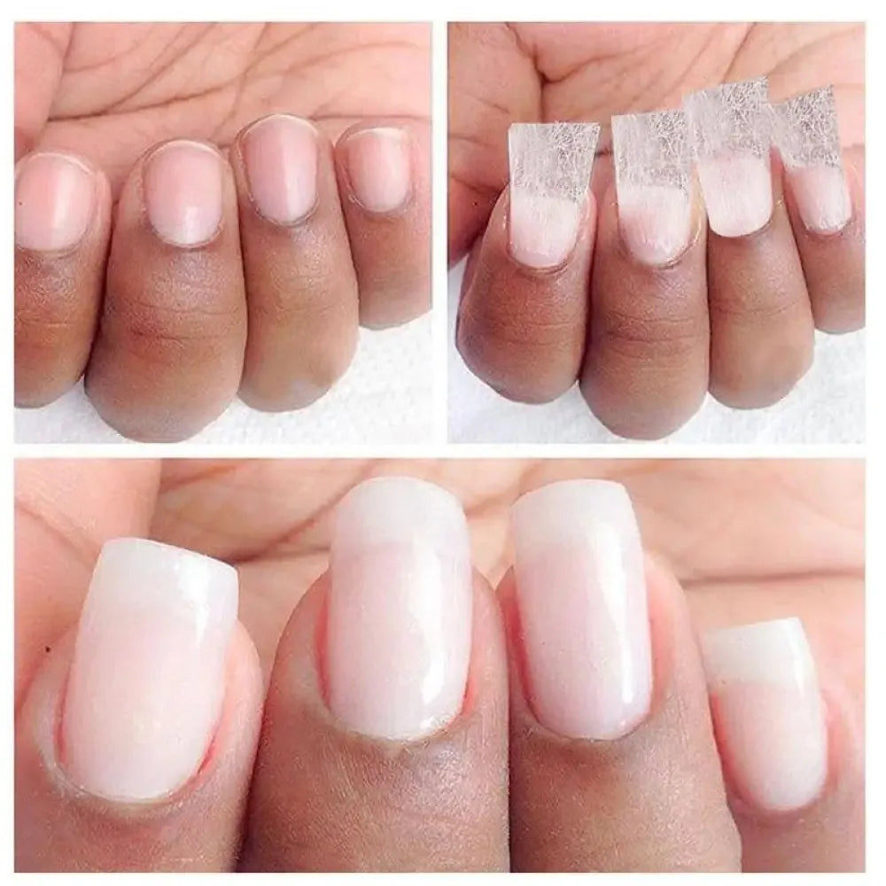 FiberBeauty Nail Extension Silk Fiberglass (10PCS) - 