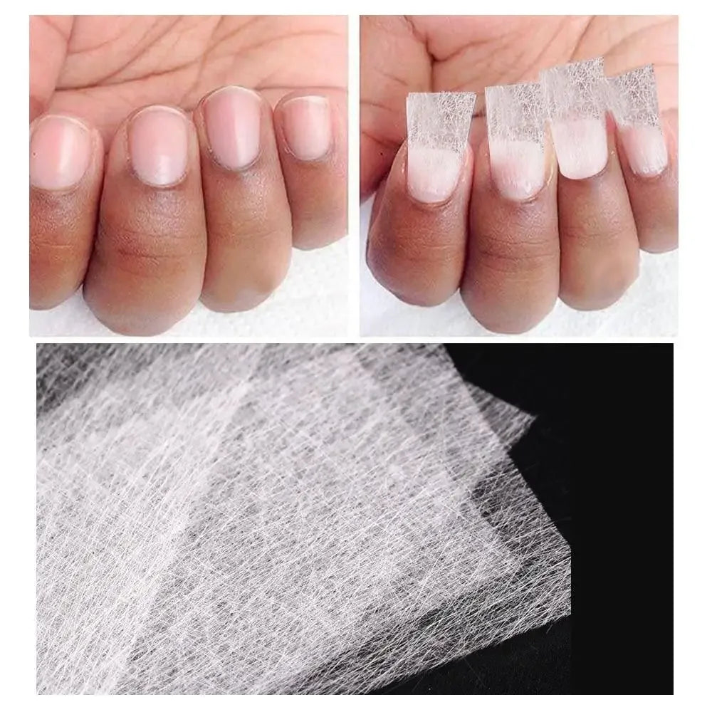 FiberBeauty Nail Extension Silk Fiberglass (10PCS) - 