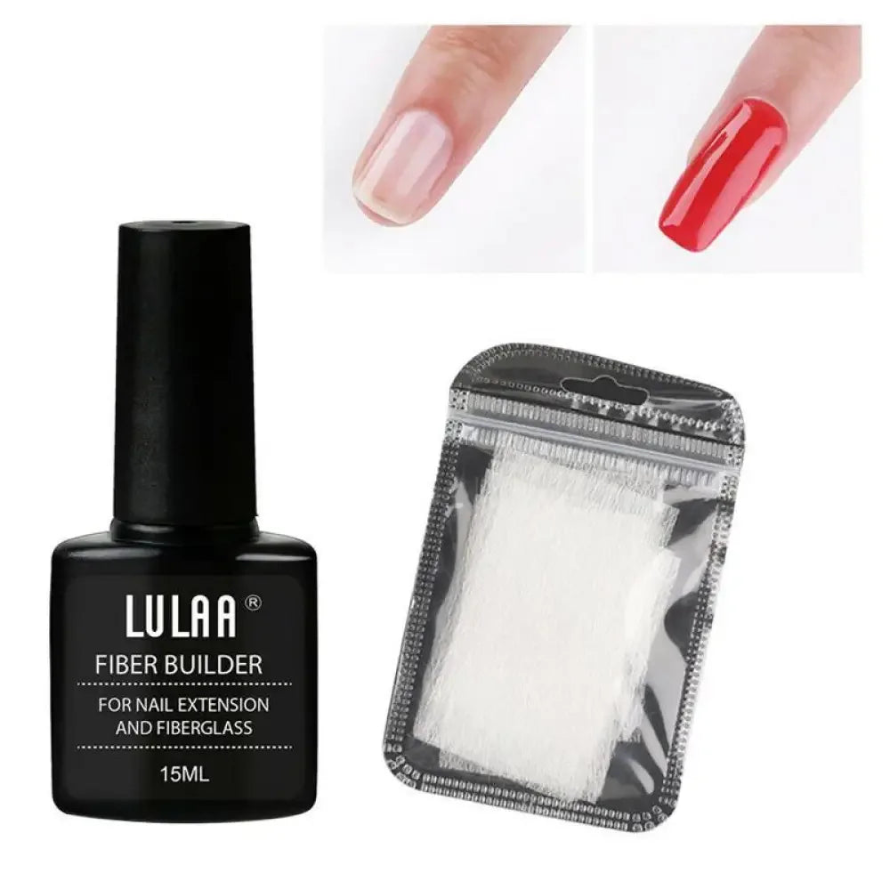 FiberBeauty Nail Extension Silk Fiberglass (10PCS) - 