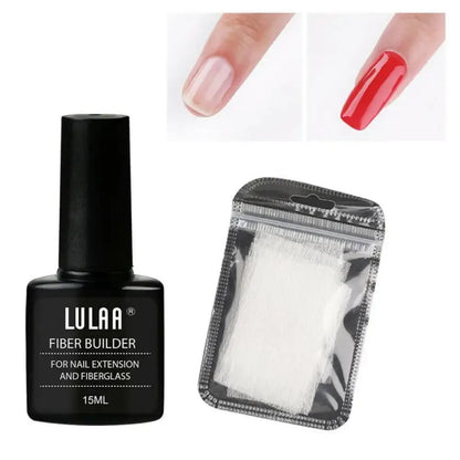 FiberBeauty Nail Extension Silk Fiberglass (10PCS) - 