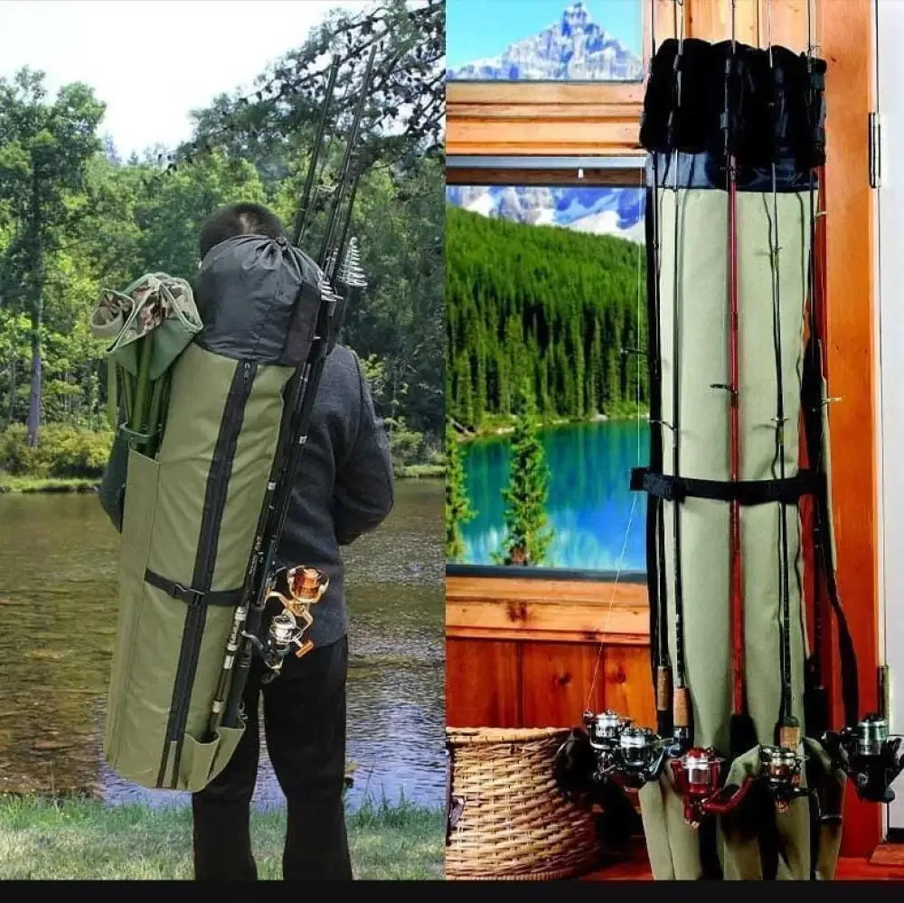 Fishing Rod Bag - Khaki Green