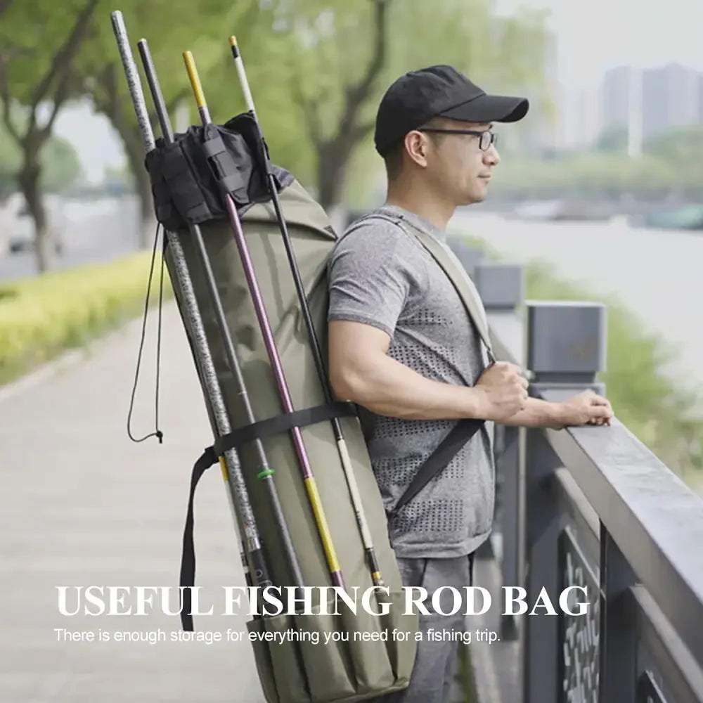 Fishing Rod Bag - Khaki Green