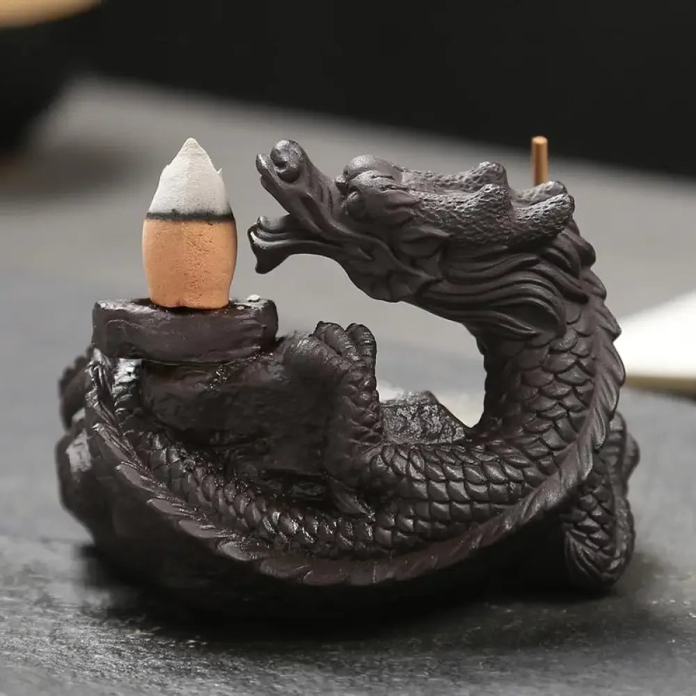 Flaming Incense Dragon Burner - Dragon Incense Burner