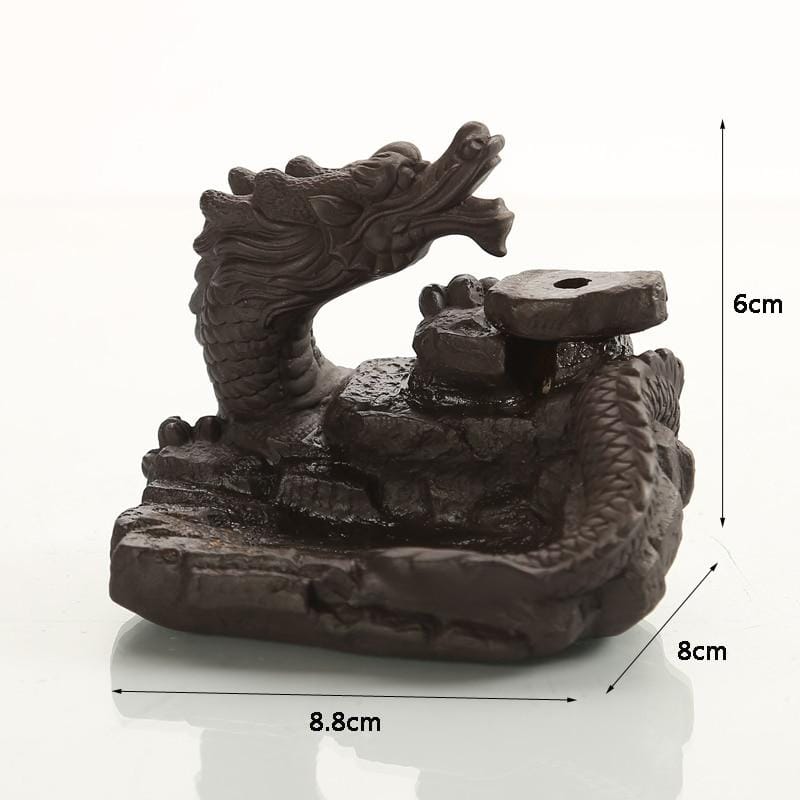 Flaming Incense Dragon Burner