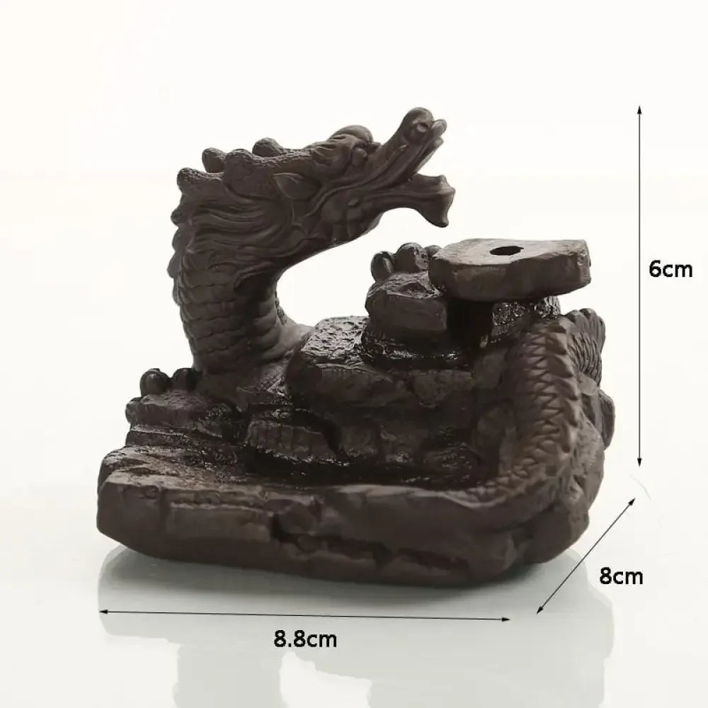Flaming Incense Dragon Burner - Dragon Incense Burner
